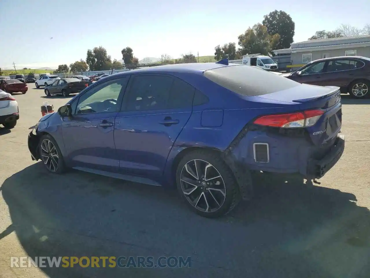 2 Photograph of a damaged car JTDS4RCEXLJ022286 TOYOTA COROLLA 2020