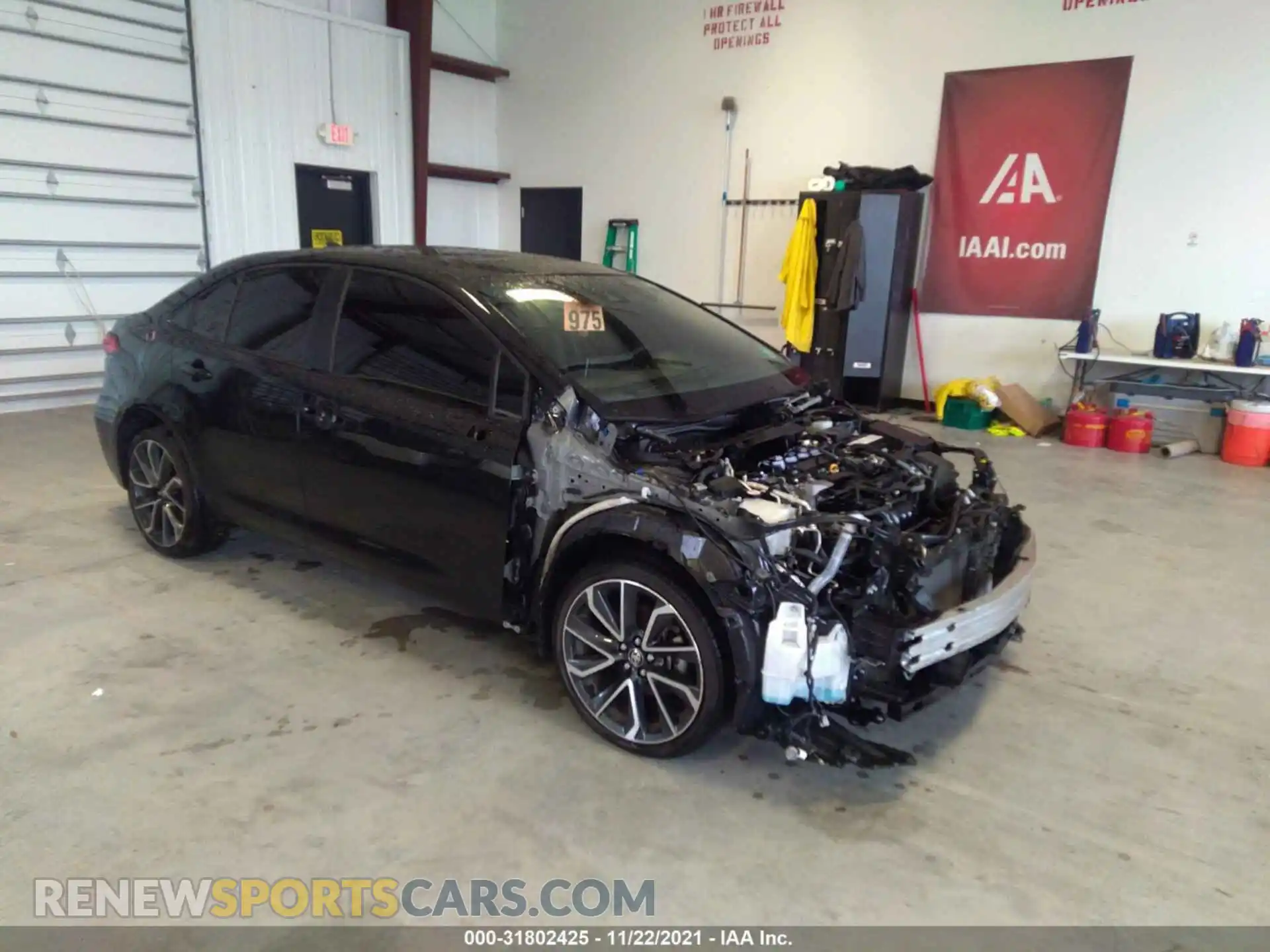 1 Photograph of a damaged car JTDT4RCE0LJ016131 TOYOTA COROLLA 2020