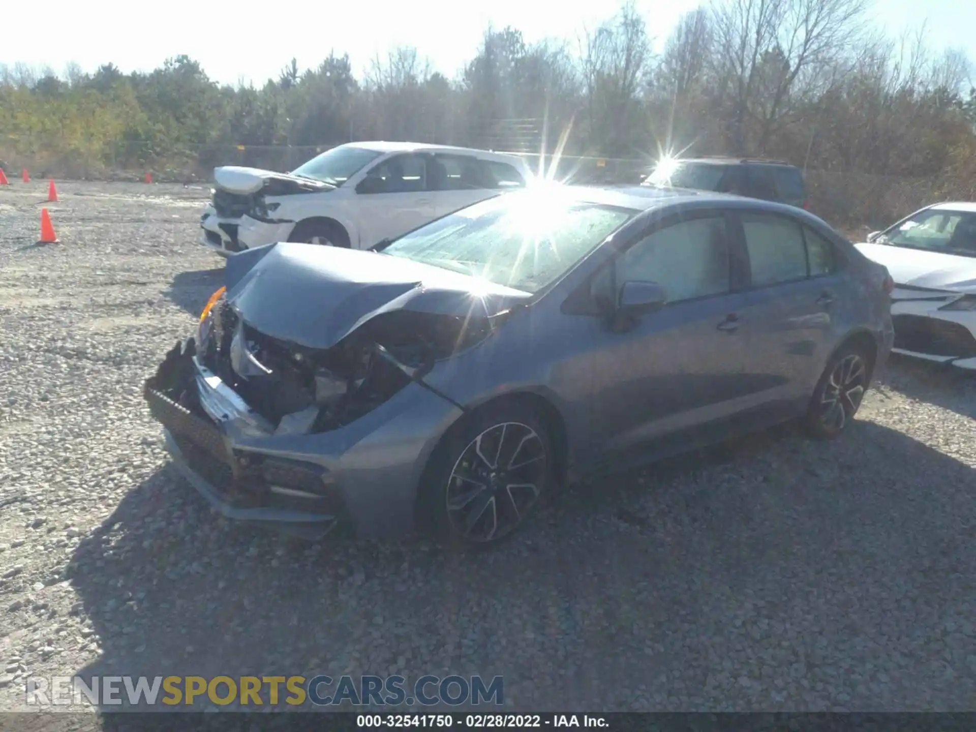 2 Photograph of a damaged car JTDT4RCE8LJ032609 TOYOTA COROLLA 2020