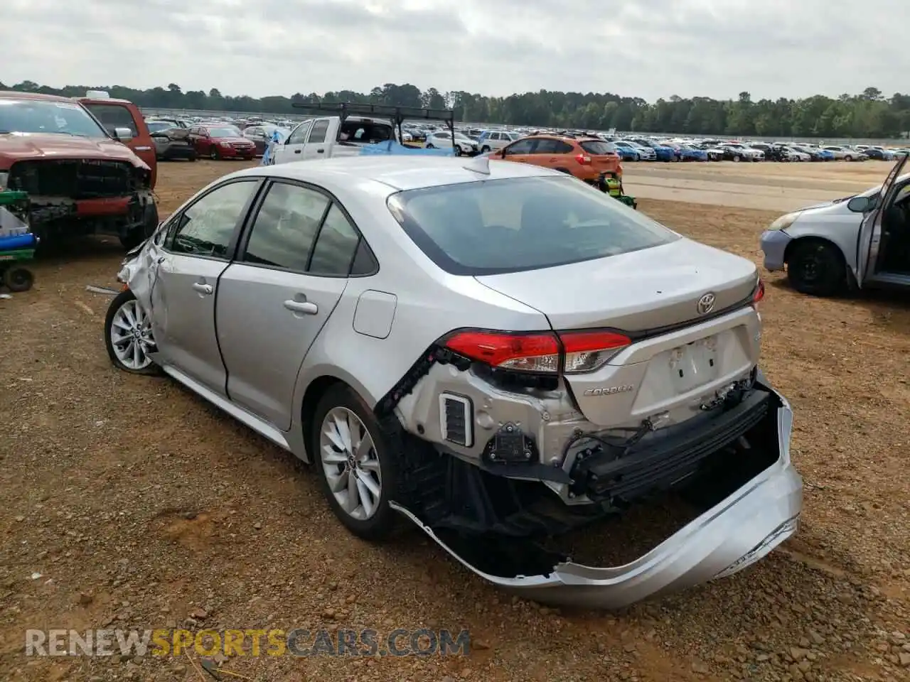 3 Photograph of a damaged car JTDVPRAEXLJ100332 TOYOTA COROLLA 2020