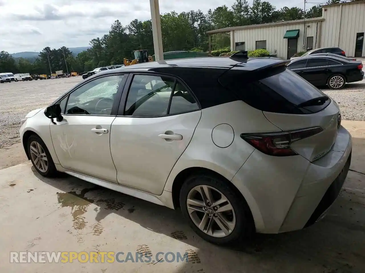 2 fotografías del automóvil dañado JTNB4RBE2L3080720 TOYOTA COROLLA 2020