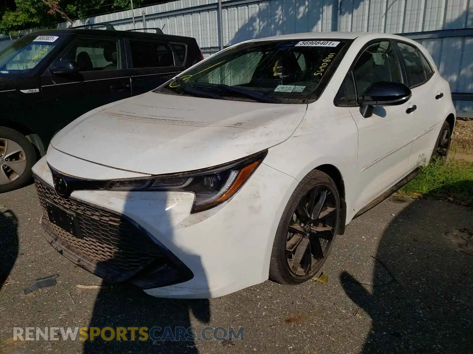 2 Photograph of a damaged car JTND4RBE1L3100545 TOYOTA COROLLA 2020