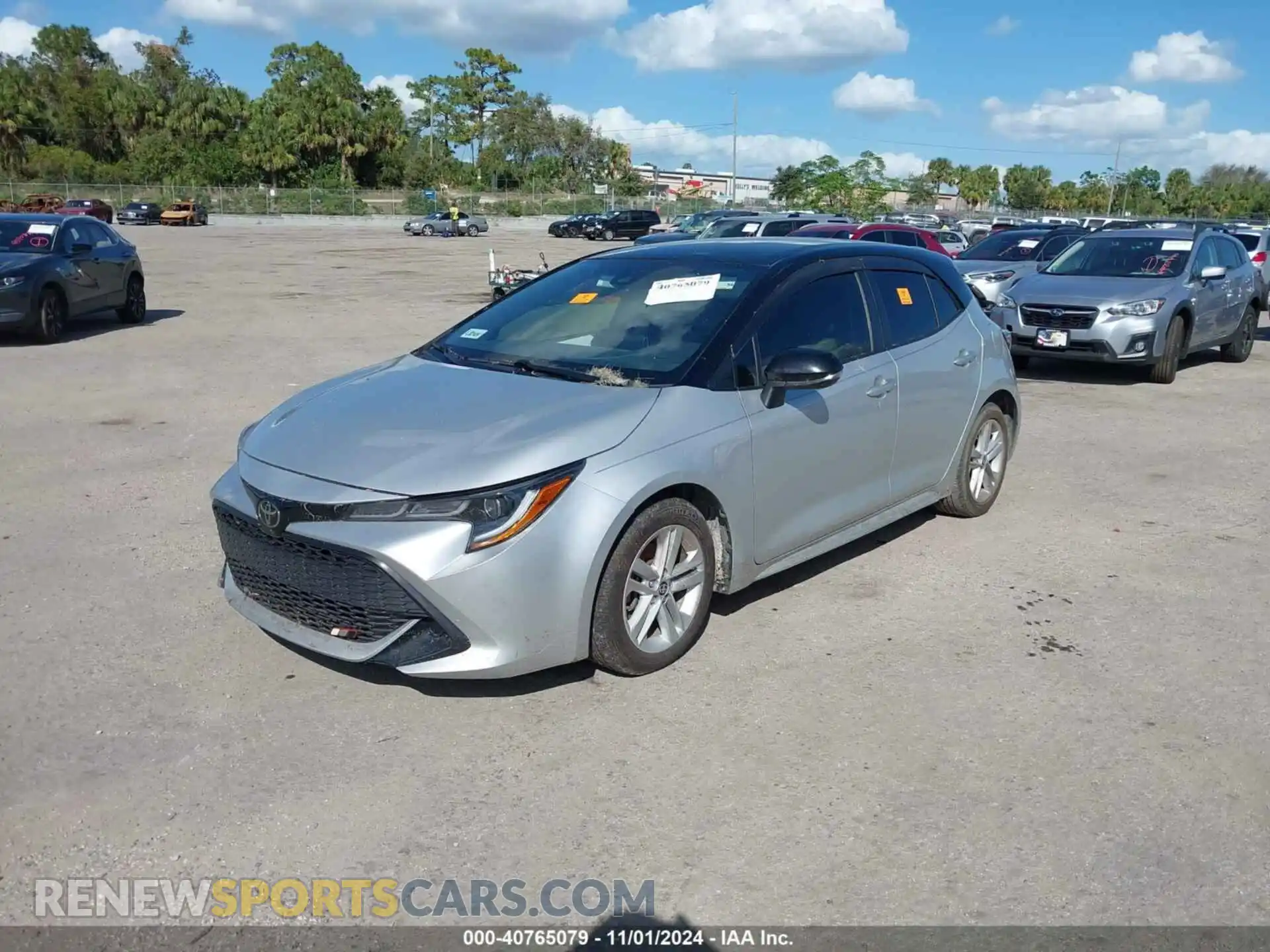 2 Photograph of a damaged car JTND4RBEXL3093868 TOYOTA COROLLA 2020