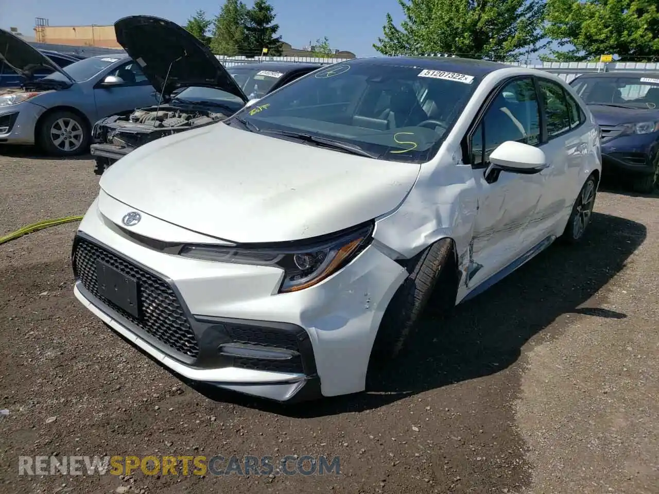 2 Фотография поврежденного автомобиля 5YFB4MBE3MP083349 TOYOTA COROLLA 2021