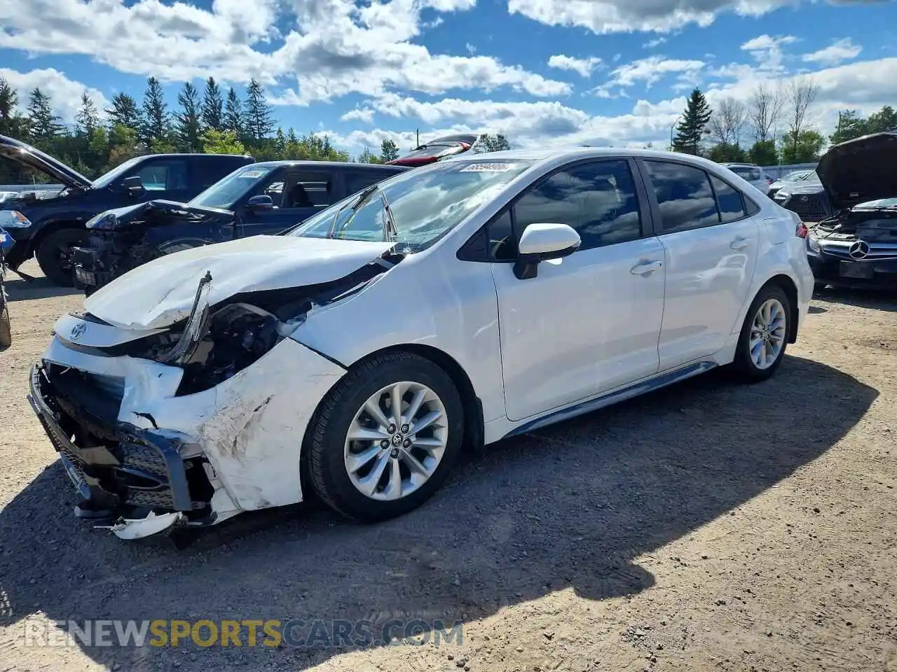 1 Photograph of a damaged car 5YFB4MBE9MP078785 TOYOTA COROLLA 2021