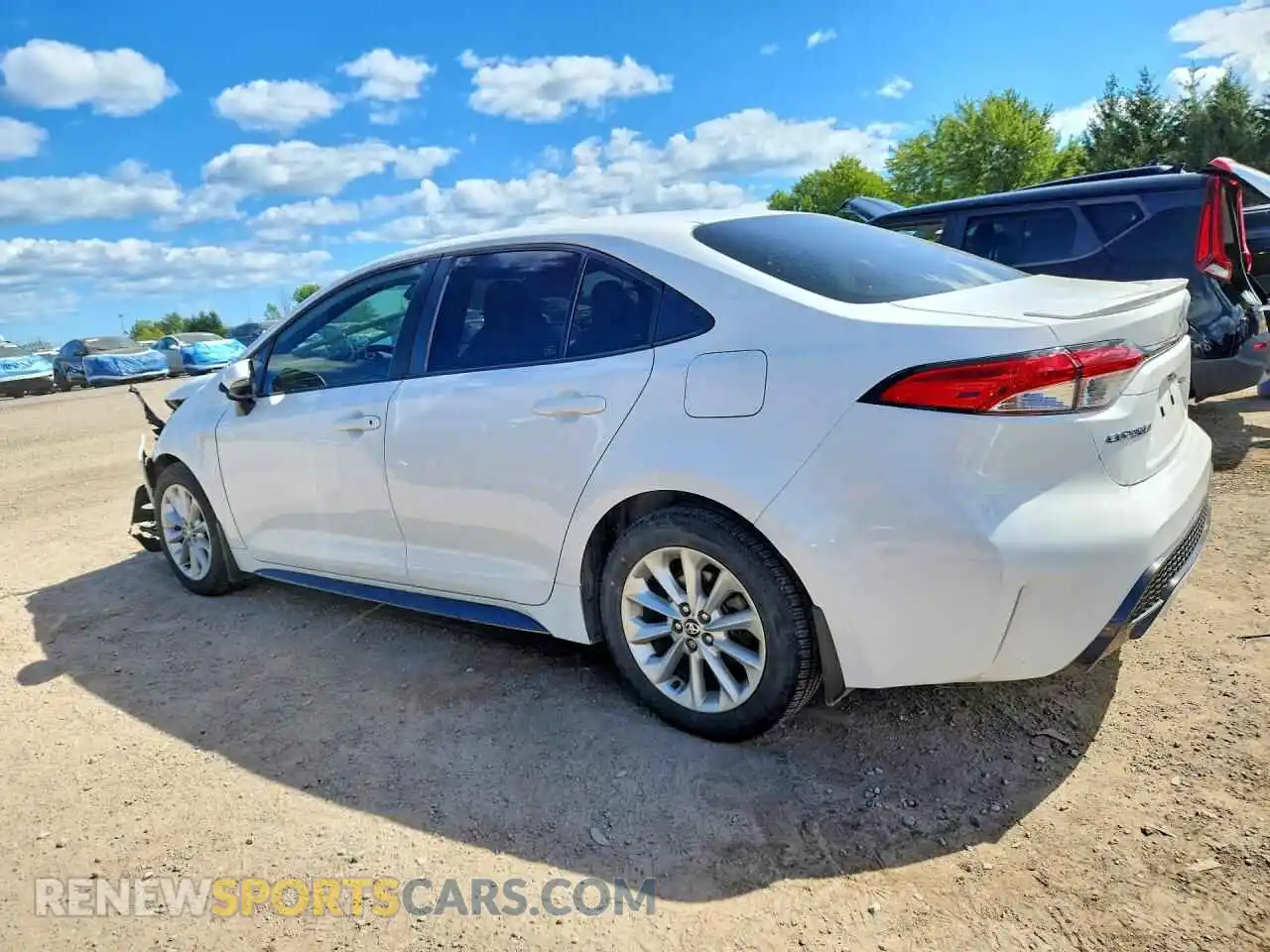 2 Photograph of a damaged car 5YFB4MBE9MP078785 TOYOTA COROLLA 2021
