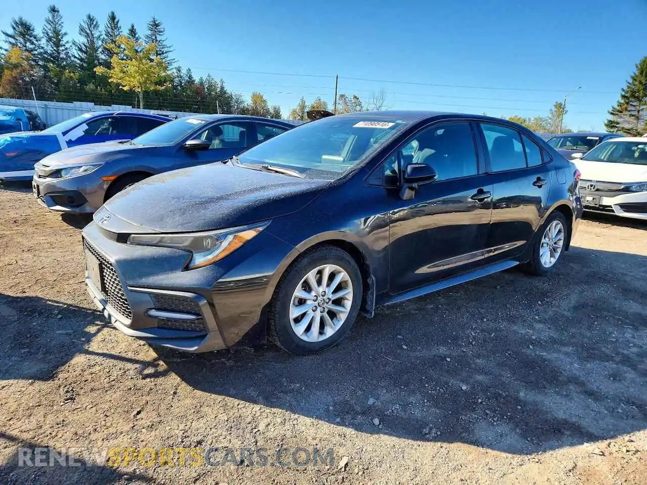 1 fotografías del automóvil dañado 5YFB4MBEXMP072607 TOYOTA COROLLA 2021