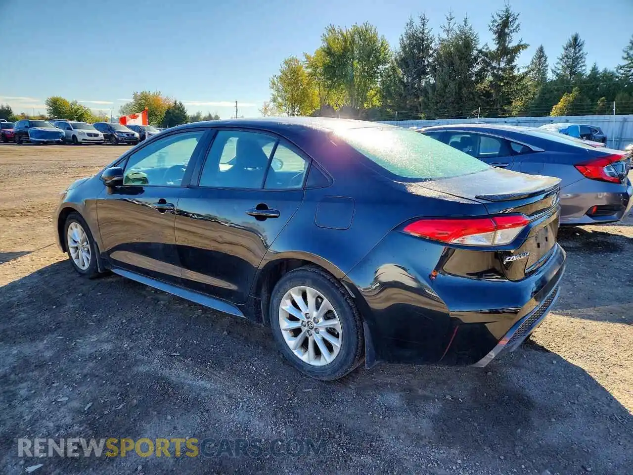 2 fotografías del automóvil dañado 5YFB4MBEXMP072607 TOYOTA COROLLA 2021