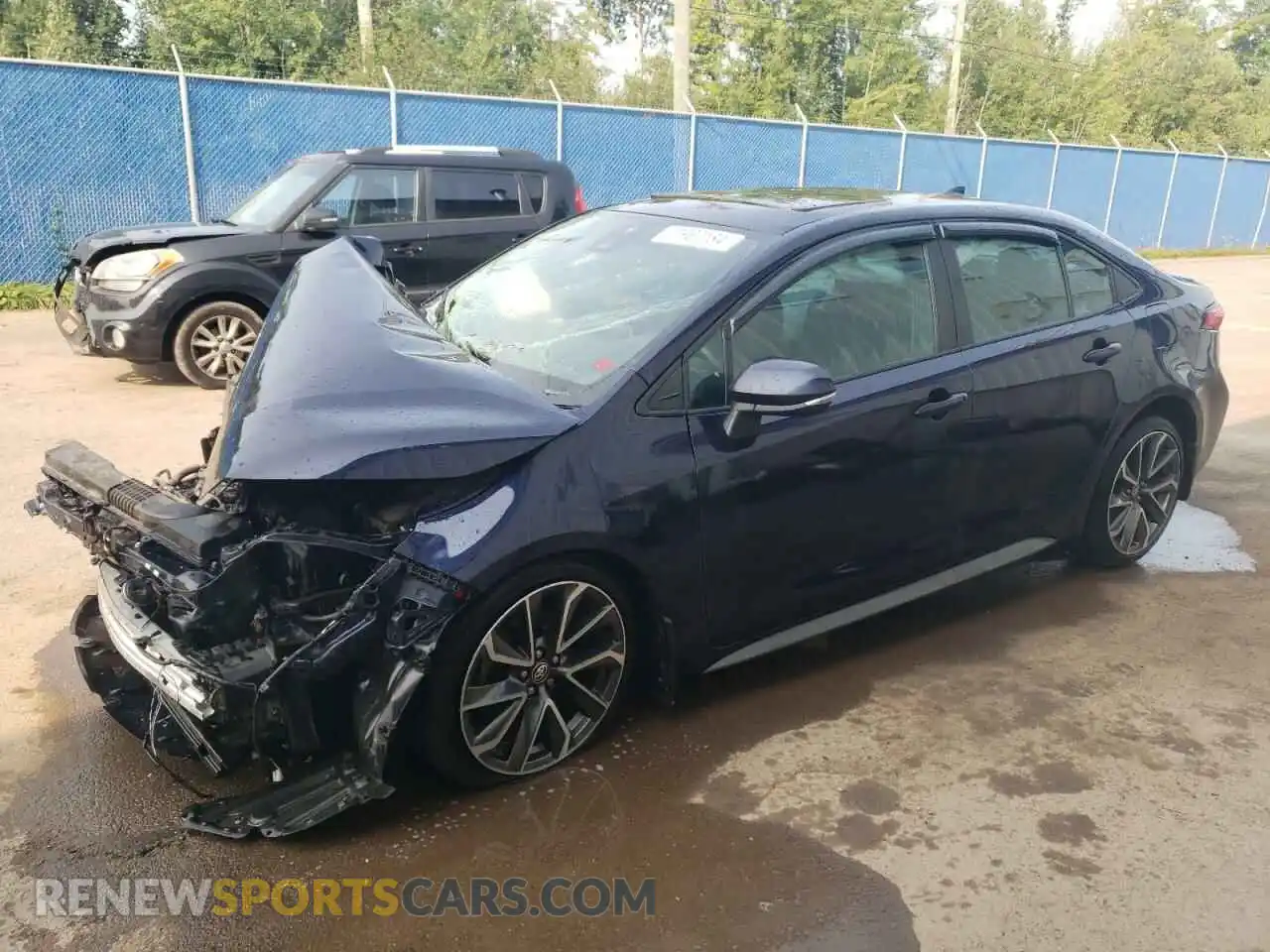 1 Photograph of a damaged car 5YFB4MBEXMP082649 TOYOTA COROLLA 2021