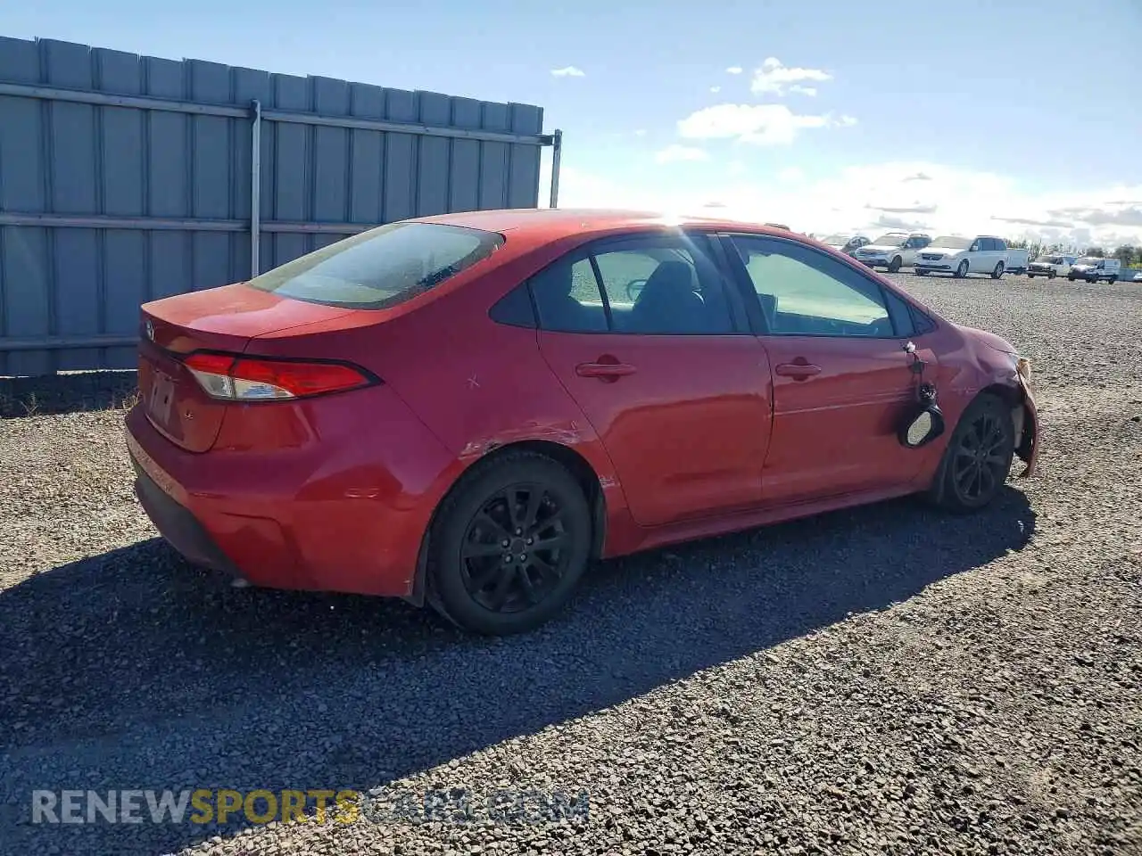 3 Photograph of a damaged car 5YFBPMBE0MP149900 TOYOTA COROLLA 2021