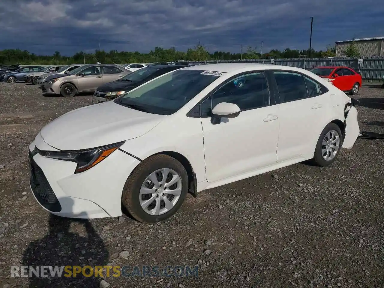 1 Photograph of a damaged car 5YFBPMBE1MP232364 TOYOTA COROLLA 2021