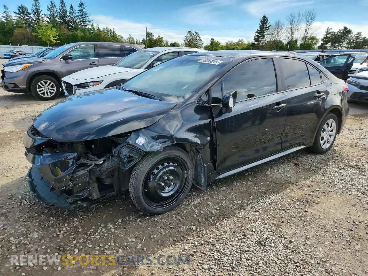 1 Фотография поврежденного автомобиля 5YFBPMBE3MP245200 TOYOTA COROLLA 2021