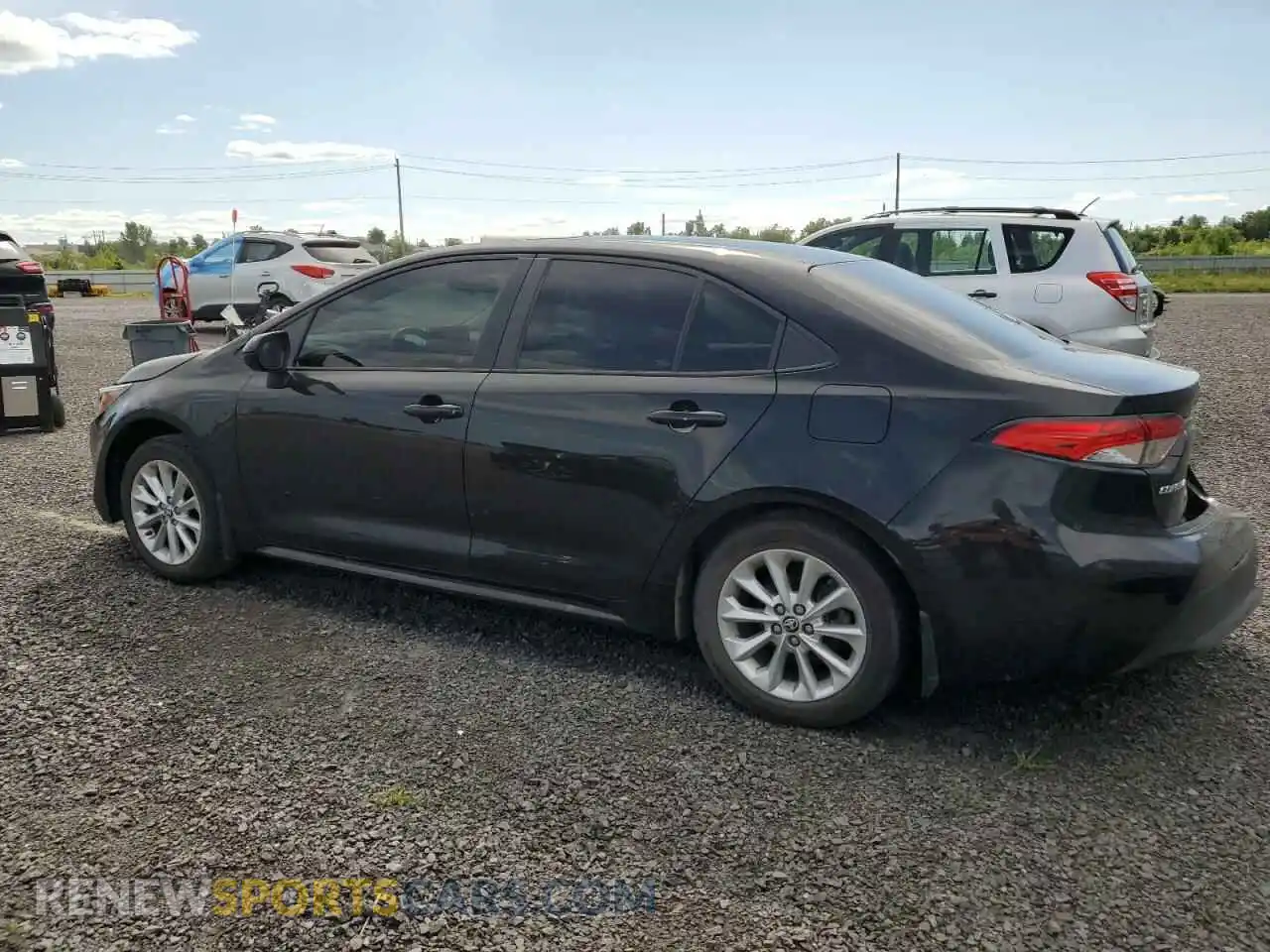 2 fotografías del automóvil dañado 5YFBPMBE3MP265284 TOYOTA COROLLA 2021