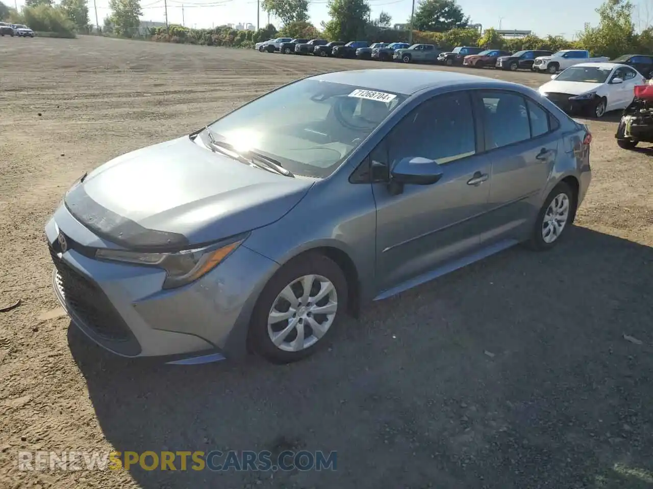 1 Photograph of a damaged car 5YFBPMBE6MP175773 TOYOTA COROLLA 2021