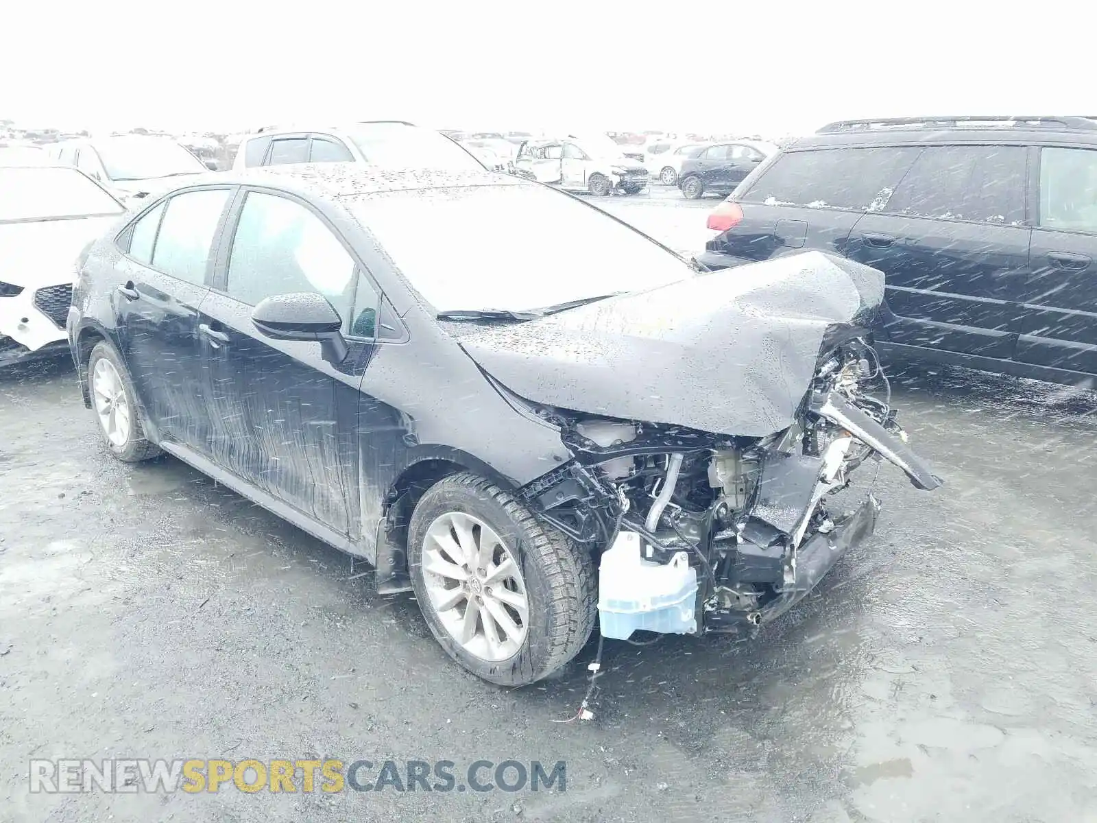 1 Photograph of a damaged car 5YFBPMBE6MP195196 TOYOTA COROLLA 2021