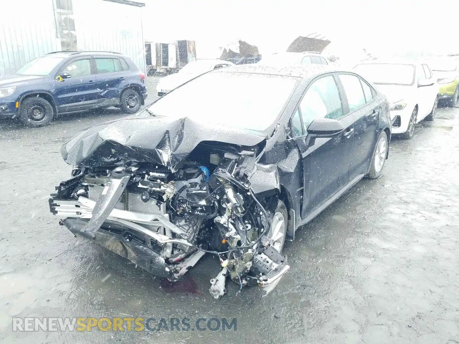 2 Photograph of a damaged car 5YFBPMBE6MP195196 TOYOTA COROLLA 2021
