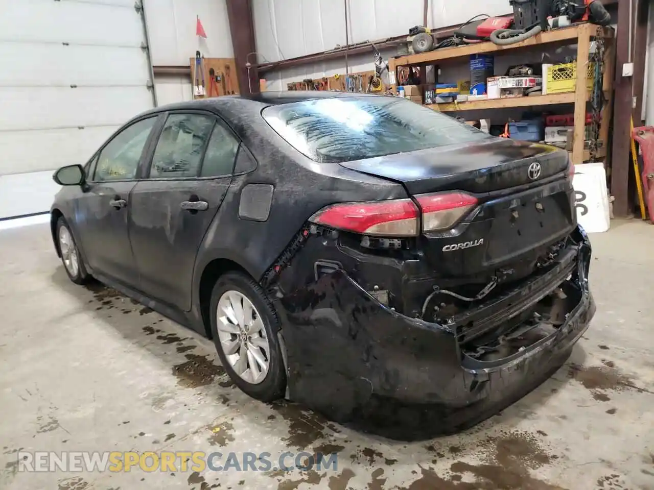 3 fotografías del automóvil dañado 5YFBPMBE7MP215620 TOYOTA COROLLA 2021