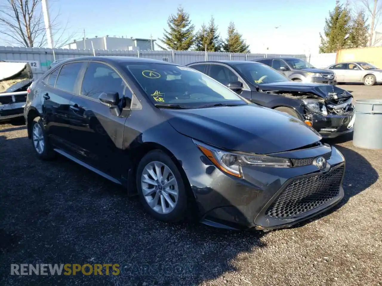 1 Photograph of a damaged car 5YFBPMBE7MP247712 TOYOTA COROLLA 2021