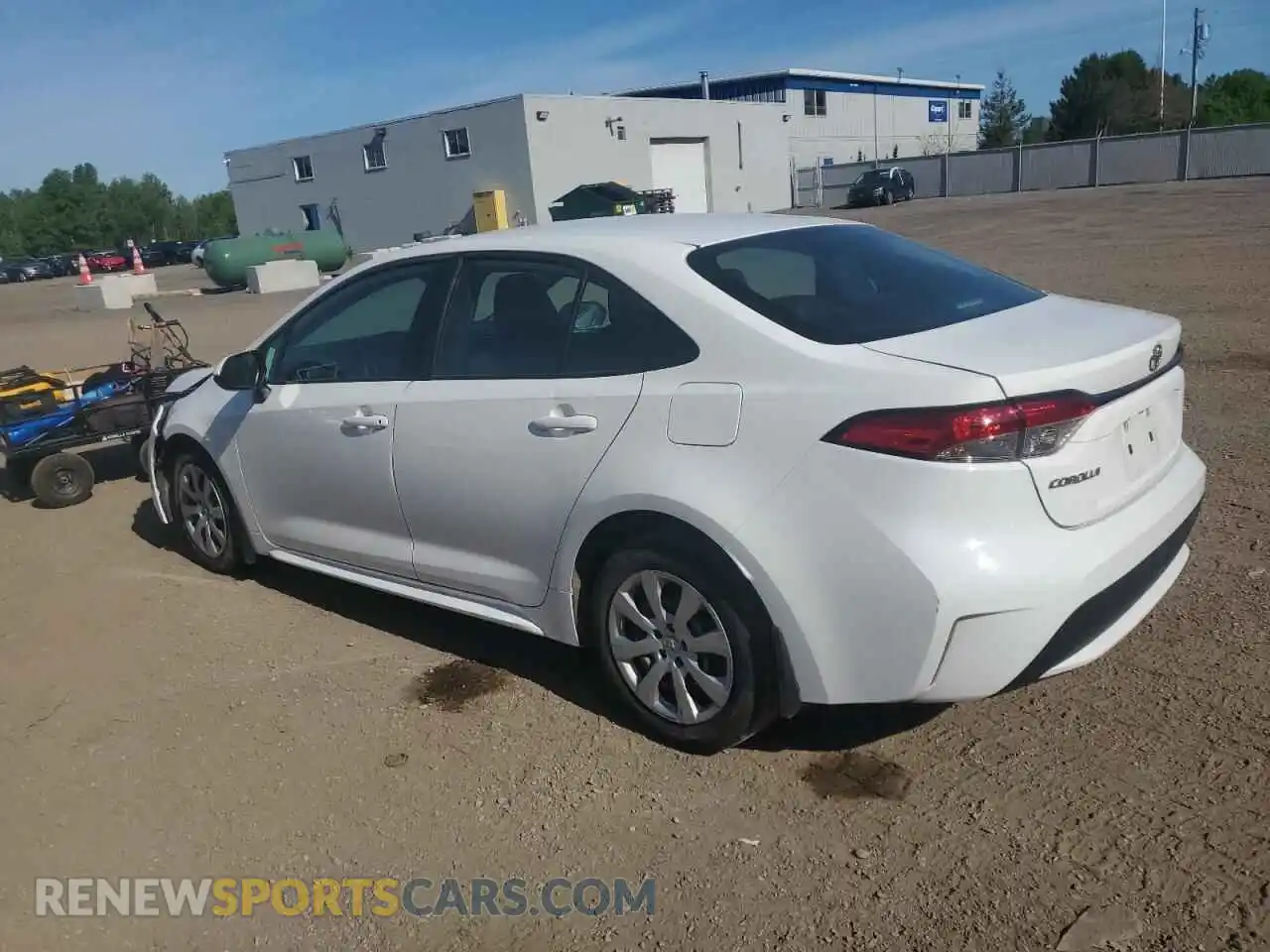2 Photograph of a damaged car 5YFBPMBE8MP219336 TOYOTA COROLLA 2021