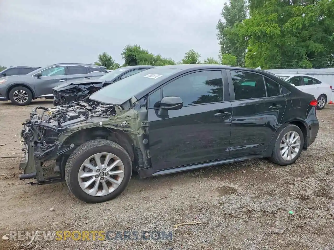 1 fotografías del automóvil dañado 5YFBPMBEXMP224327 TOYOTA COROLLA 2021