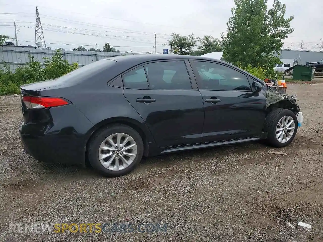3 fotografías del automóvil dañado 5YFBPMBEXMP224327 TOYOTA COROLLA 2021