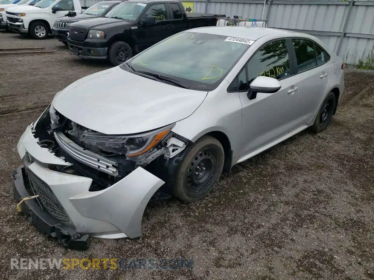 2 Photograph of a damaged car 5YFBPMBEXMP248255 TOYOTA COROLLA 2021