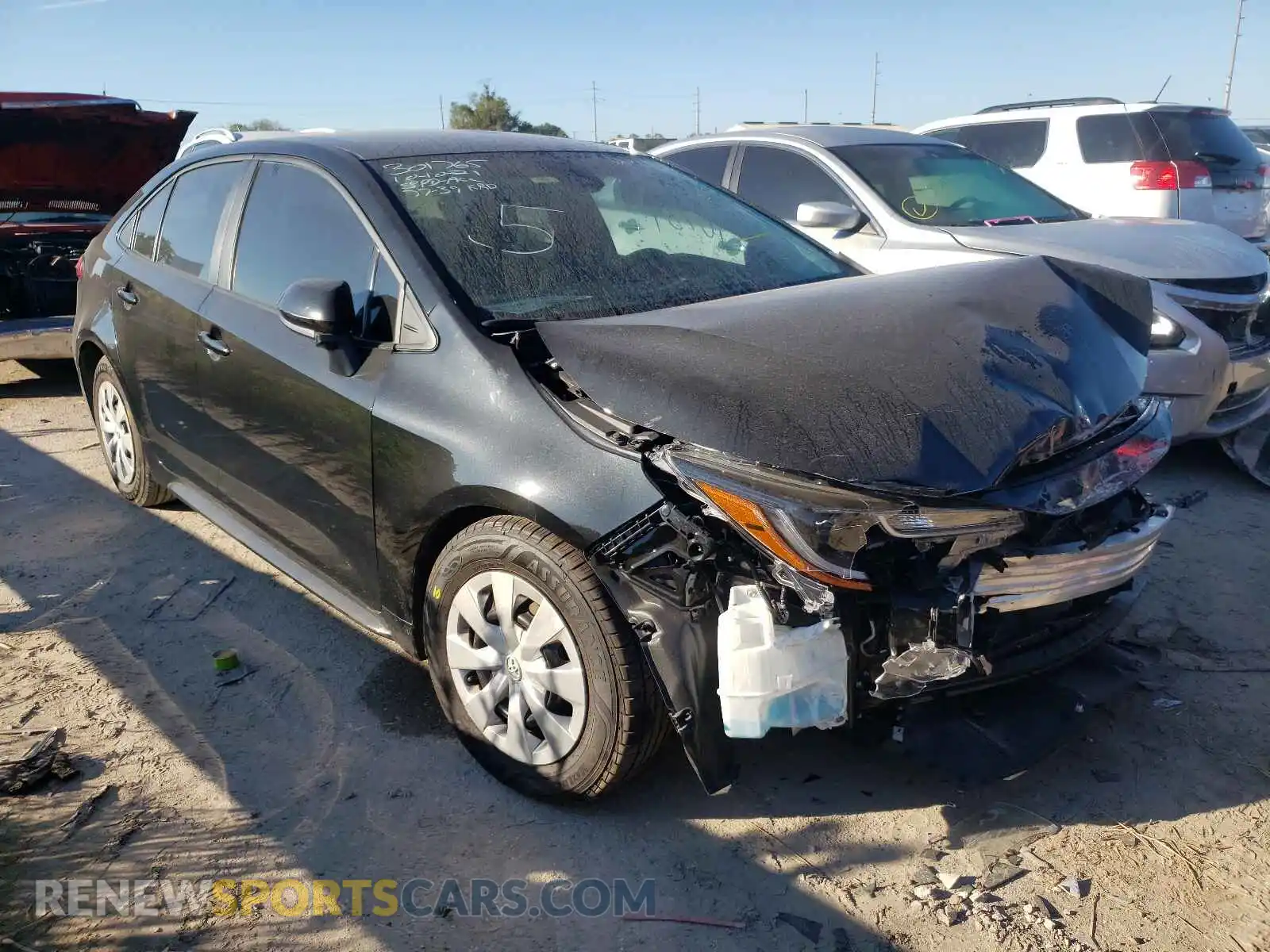 1 Photograph of a damaged car 5YFDPMAE0MP163290 TOYOTA COROLLA 2021