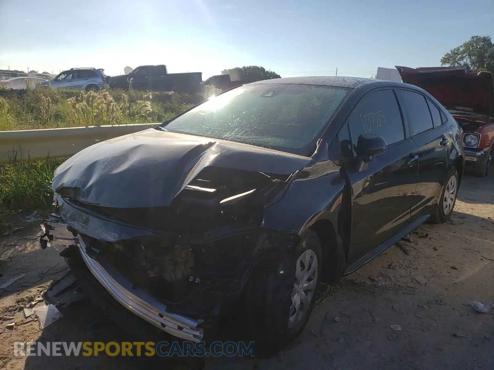 2 Photograph of a damaged car 5YFDPMAE0MP163290 TOYOTA COROLLA 2021