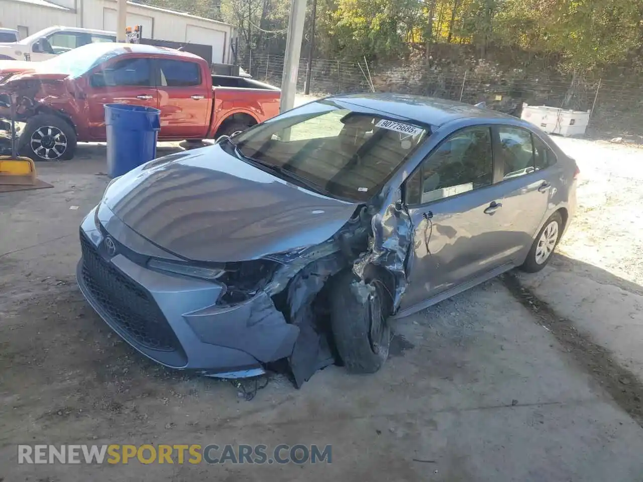 1 Photograph of a damaged car 5YFDPMAE0MP178713 TOYOTA COROLLA 2021