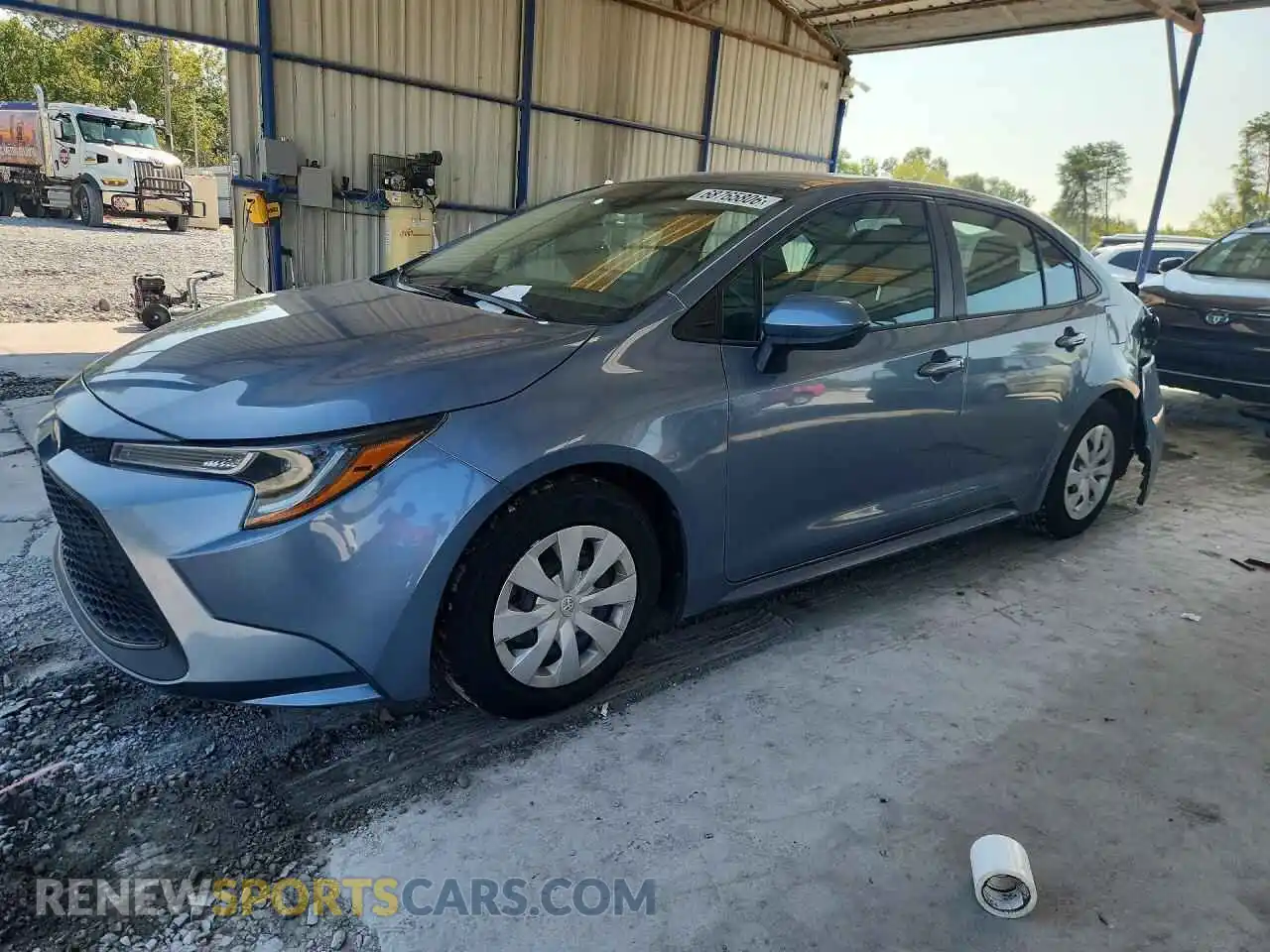 1 Photograph of a damaged car 5YFDPMAE1MP160236 TOYOTA COROLLA 2021