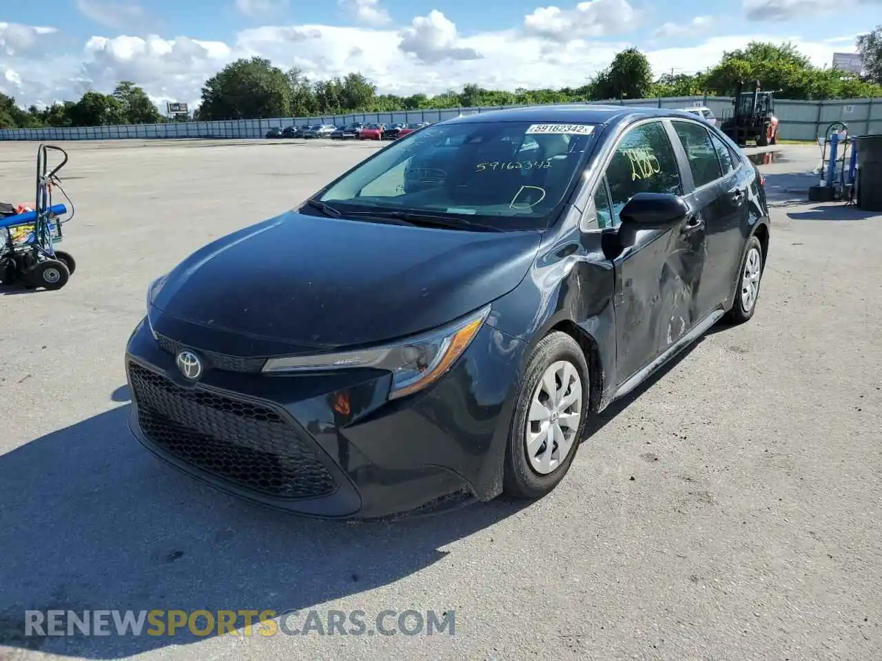 2 Photograph of a damaged car 5YFDPMAE1MP168305 TOYOTA COROLLA 2021