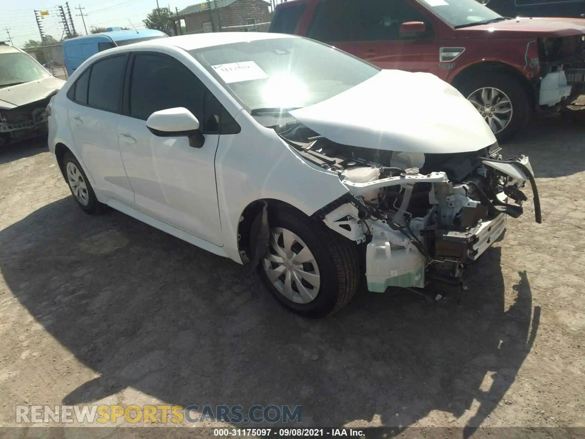 1 fotografías del automóvil dañado 5YFDPMAE2MP148323 TOYOTA COROLLA 2021