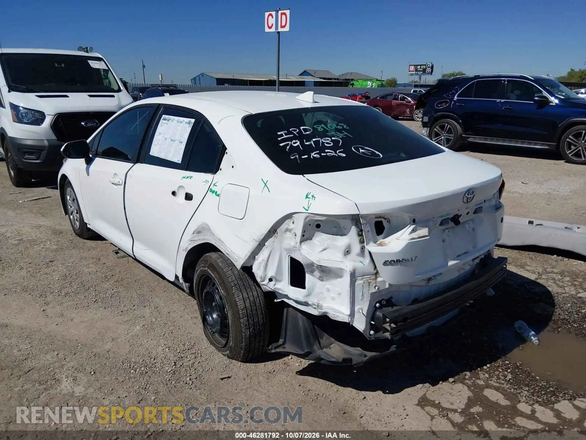 3 Фотография поврежденного автомобиля 5YFDPMAE3MP198454 TOYOTA COROLLA 2021