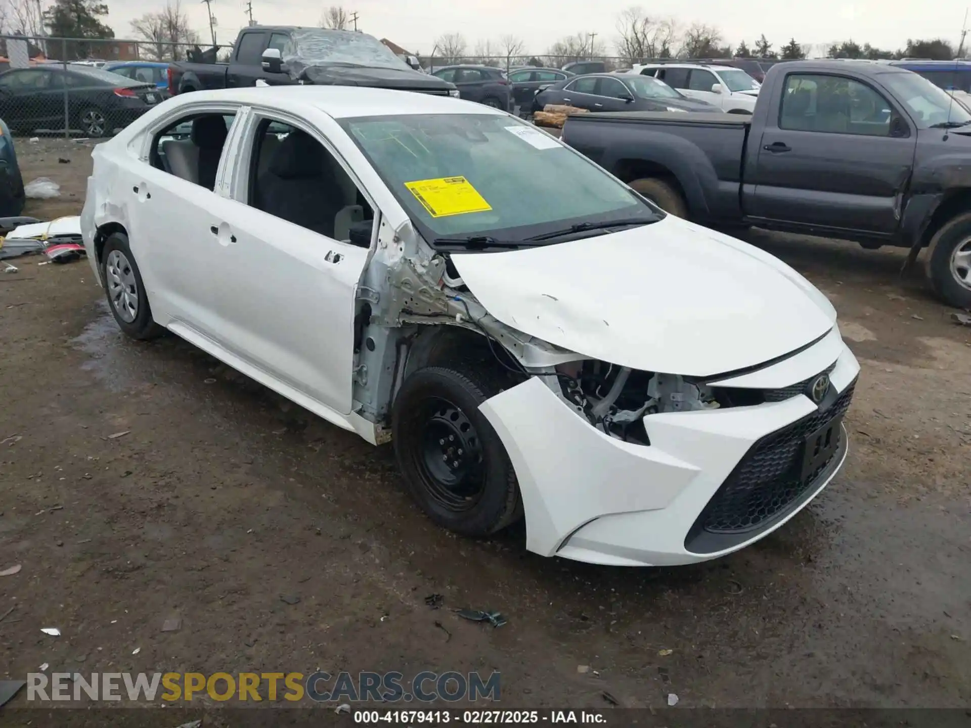 1 Photograph of a damaged car 5YFDPMAE4MP163082 TOYOTA COROLLA 2021