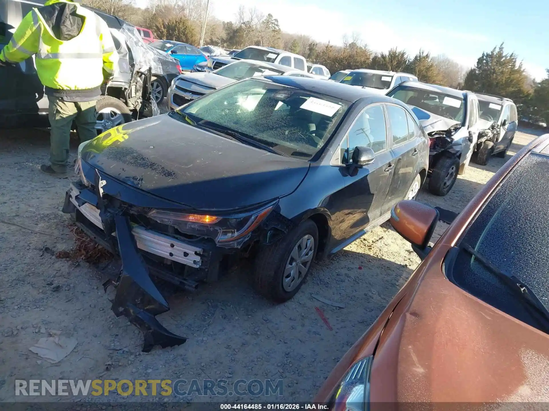 2 Photograph of a damaged car 5YFDPMAE5MP166699 TOYOTA COROLLA 2021