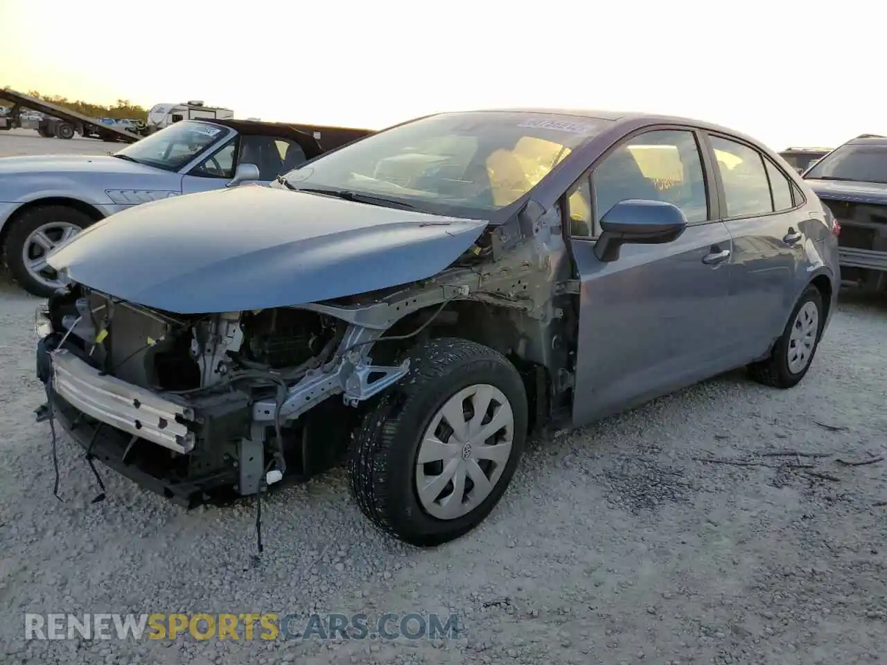 1 Photograph of a damaged car 5YFDPMAE5MP167674 TOYOTA COROLLA 2021