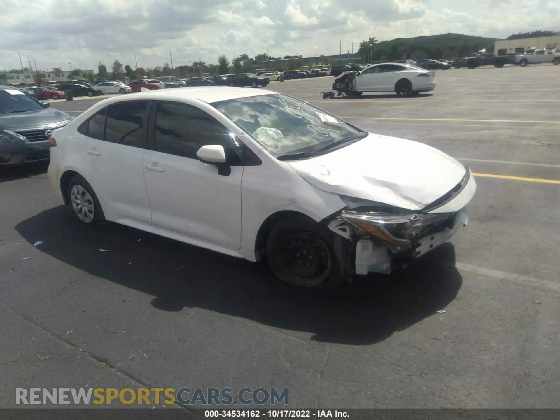 1 Photograph of a damaged car 5YFDPMAE5MP171630 TOYOTA COROLLA 2021