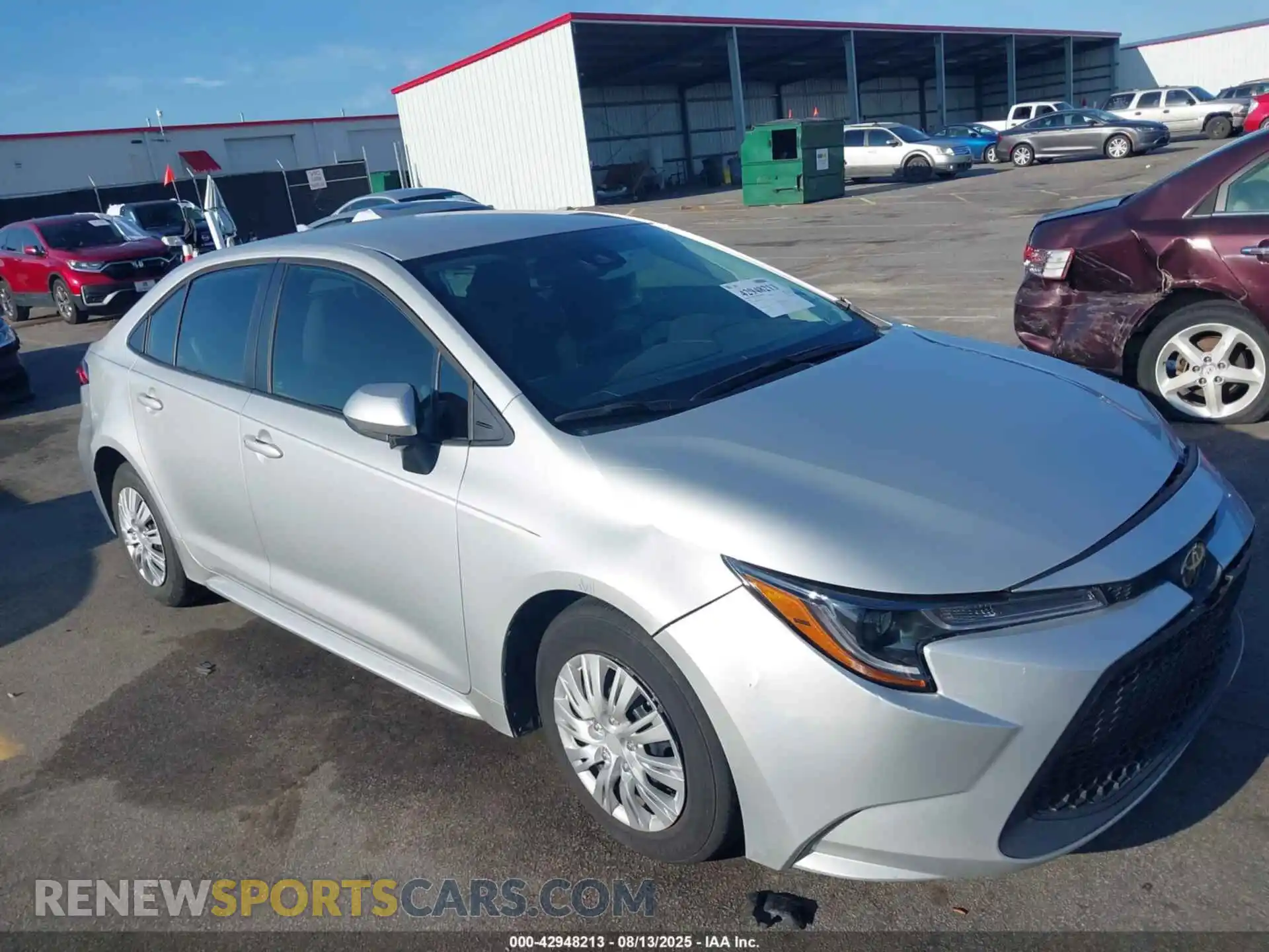 1 fotografías del automóvil dañado 5YFDPMAE5MP270481 TOYOTA COROLLA 2021