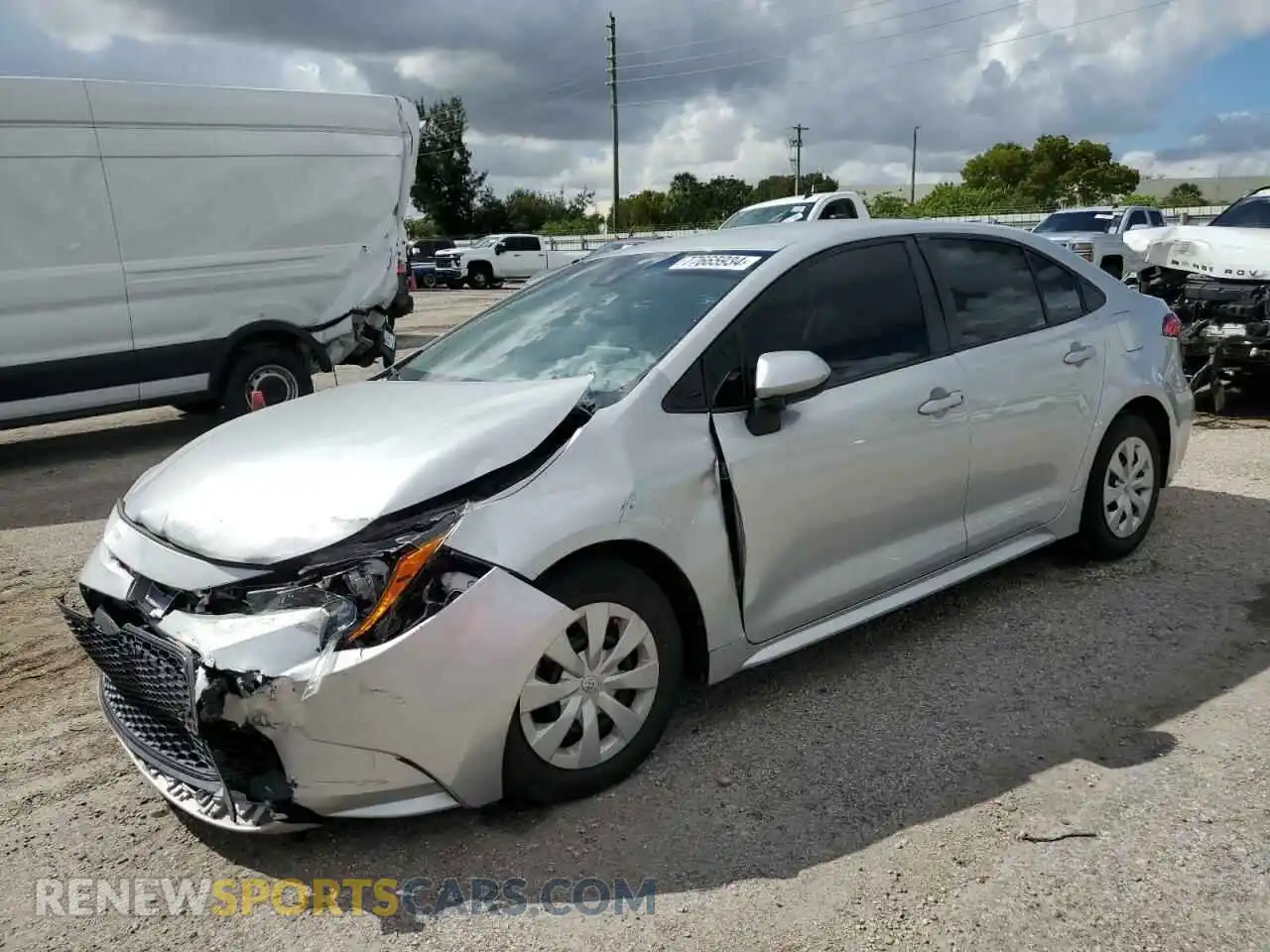1 Фотография поврежденного автомобиля 5YFDPMAE7MP167627 TOYOTA COROLLA 2021