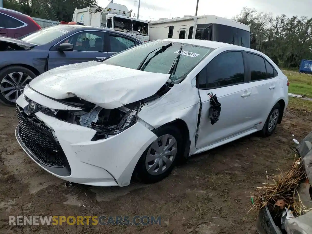 1 Photograph of a damaged car 5YFDPMAE7MP170270 TOYOTA COROLLA 2021