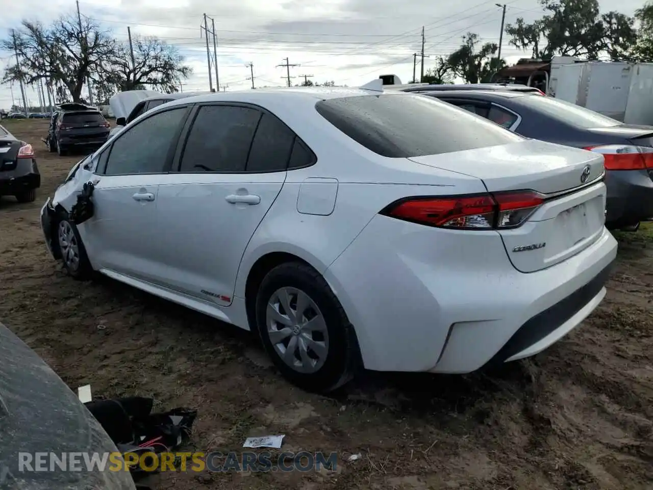 2 Photograph of a damaged car 5YFDPMAE7MP170270 TOYOTA COROLLA 2021