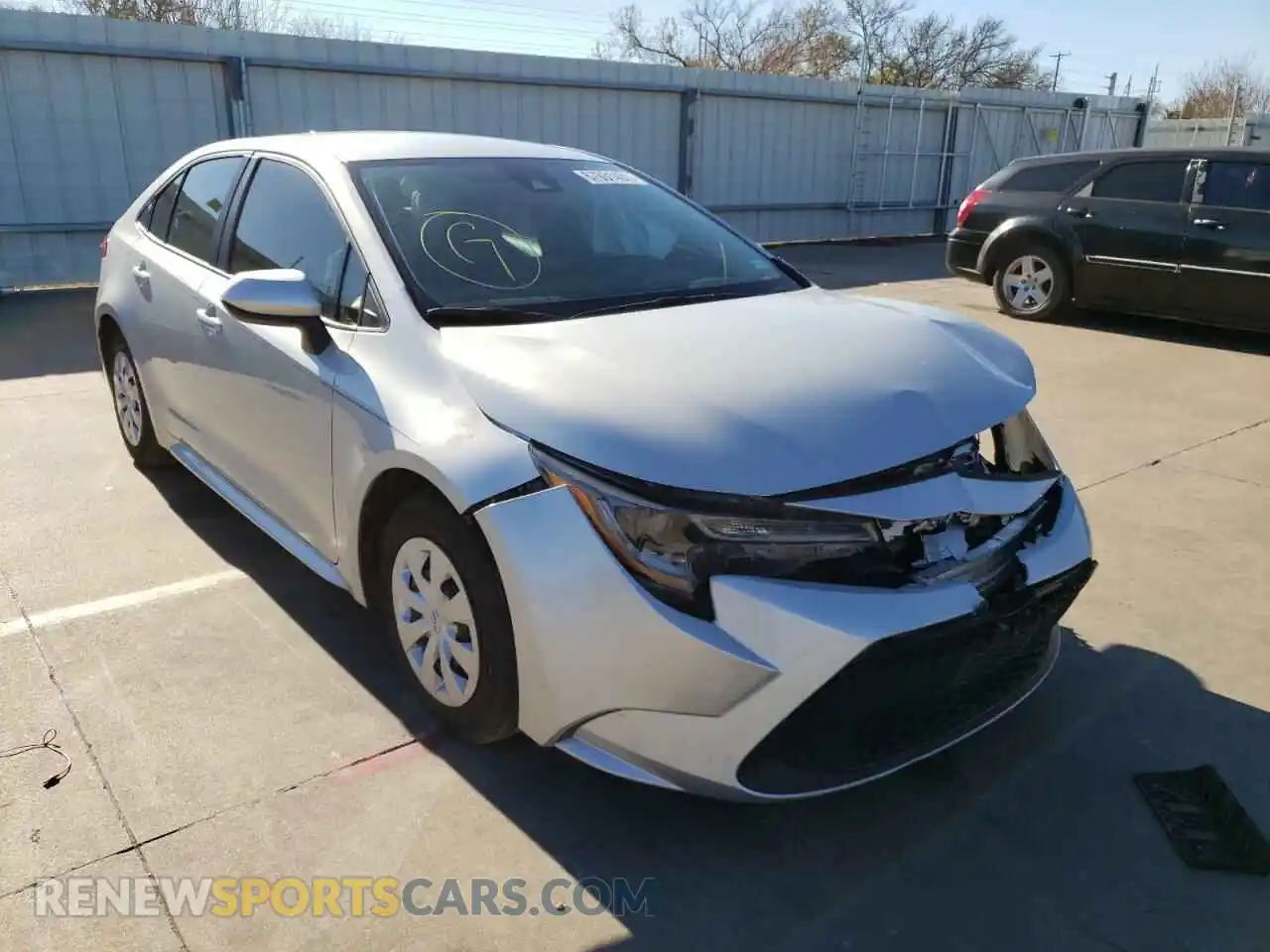 1 Photograph of a damaged car 5YFDPMAE8MP164168 TOYOTA COROLLA 2021