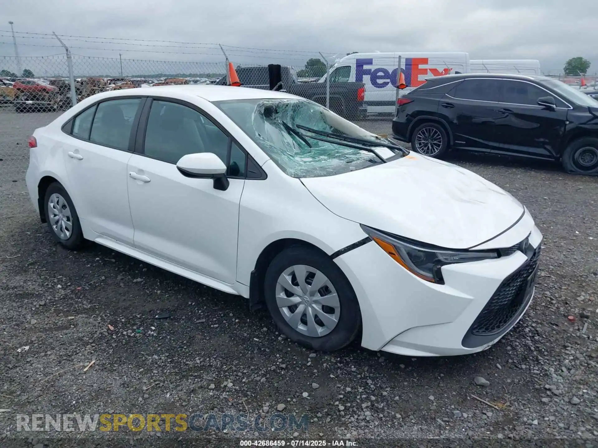 1 Photograph of a damaged car 5YFDPMAE8MP269003 TOYOTA COROLLA 2021