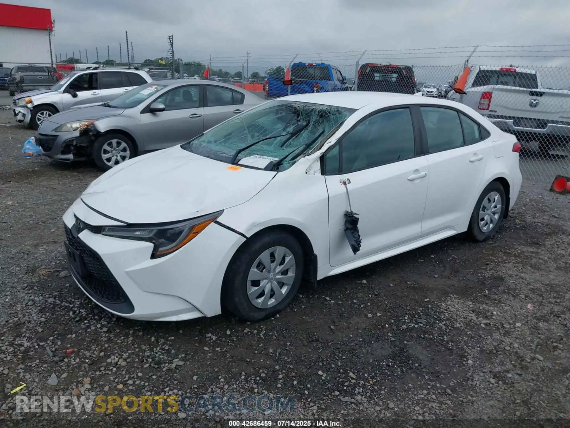 2 Photograph of a damaged car 5YFDPMAE8MP269003 TOYOTA COROLLA 2021