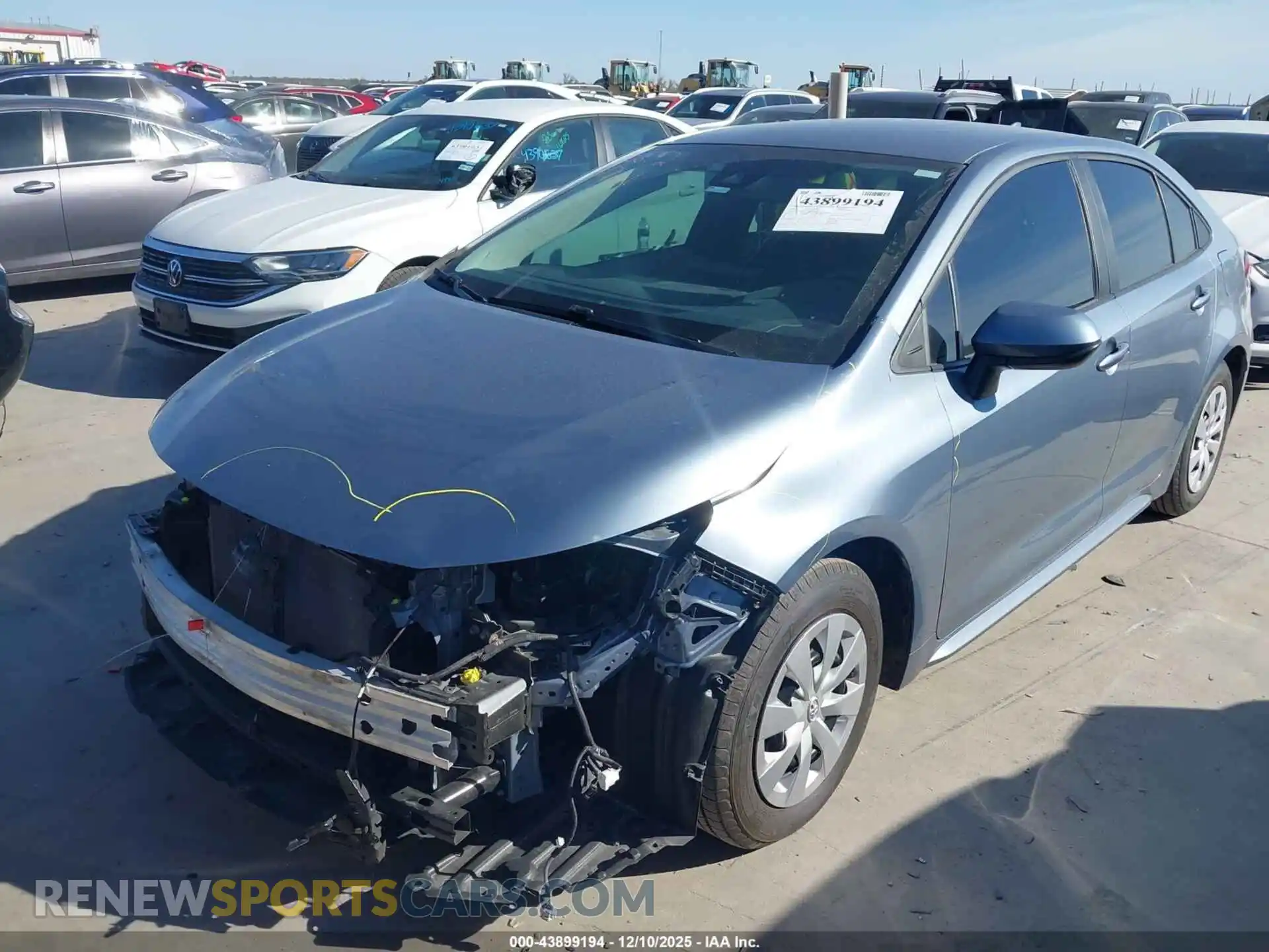 2 Photograph of a damaged car 5YFDPMAE9MP166513 TOYOTA COROLLA 2021
