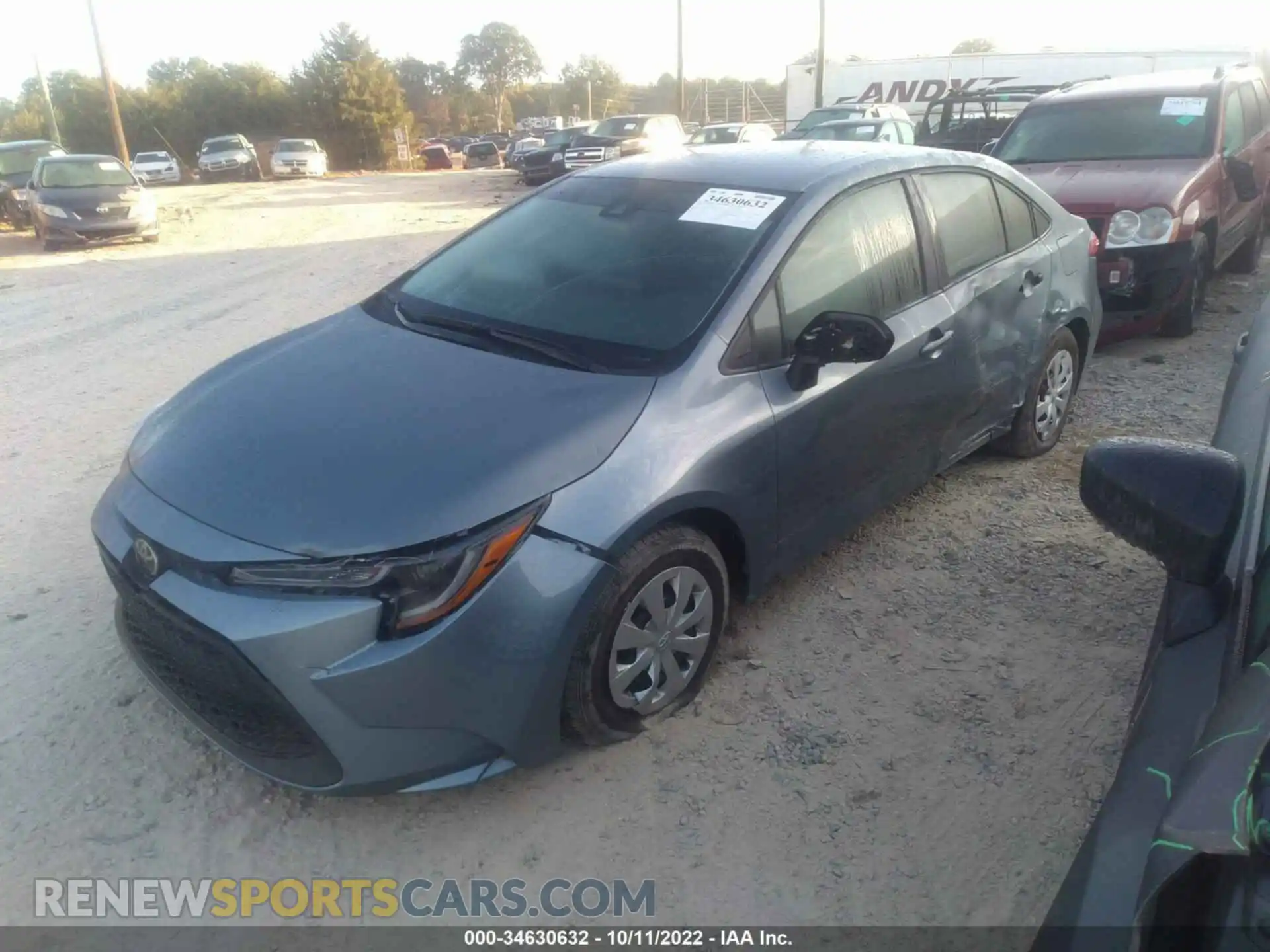 2 Photograph of a damaged car 5YFDPMAE9MP188544 TOYOTA COROLLA 2021