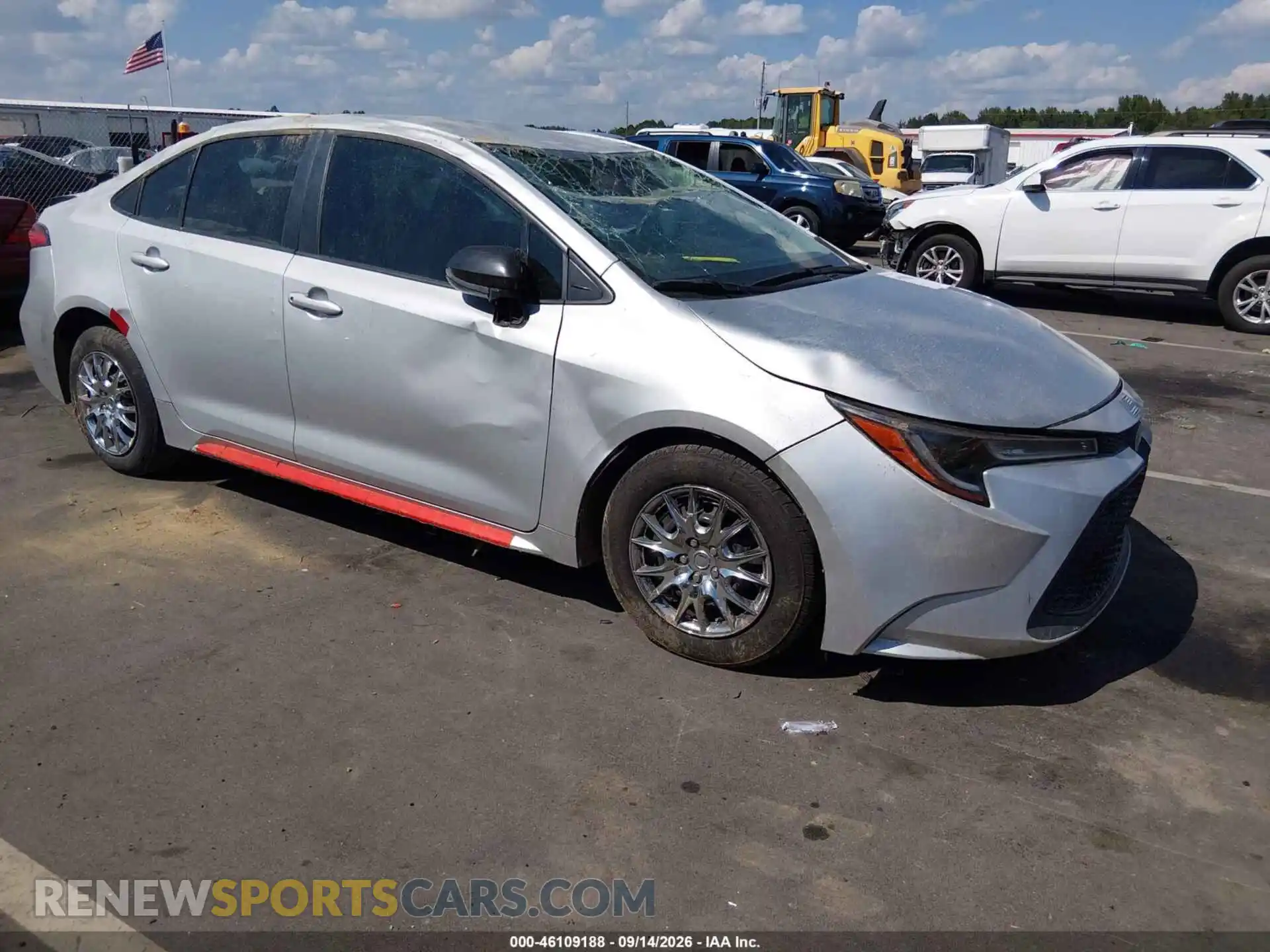 1 Photograph of a damaged car 5YFDPMAE9MP236852 TOYOTA COROLLA 2021