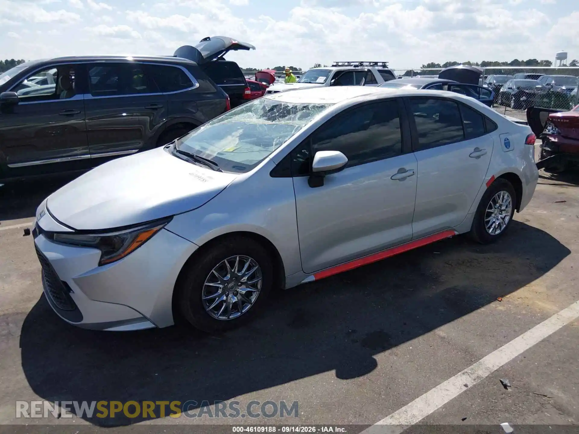 2 Photograph of a damaged car 5YFDPMAE9MP236852 TOYOTA COROLLA 2021