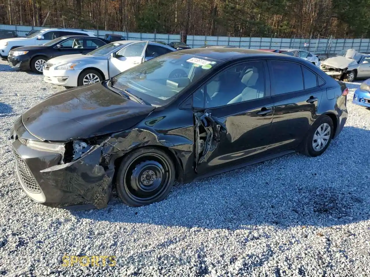 1 Photograph of a damaged car 5YFDPMAEXMP174250 TOYOTA COROLLA 2021