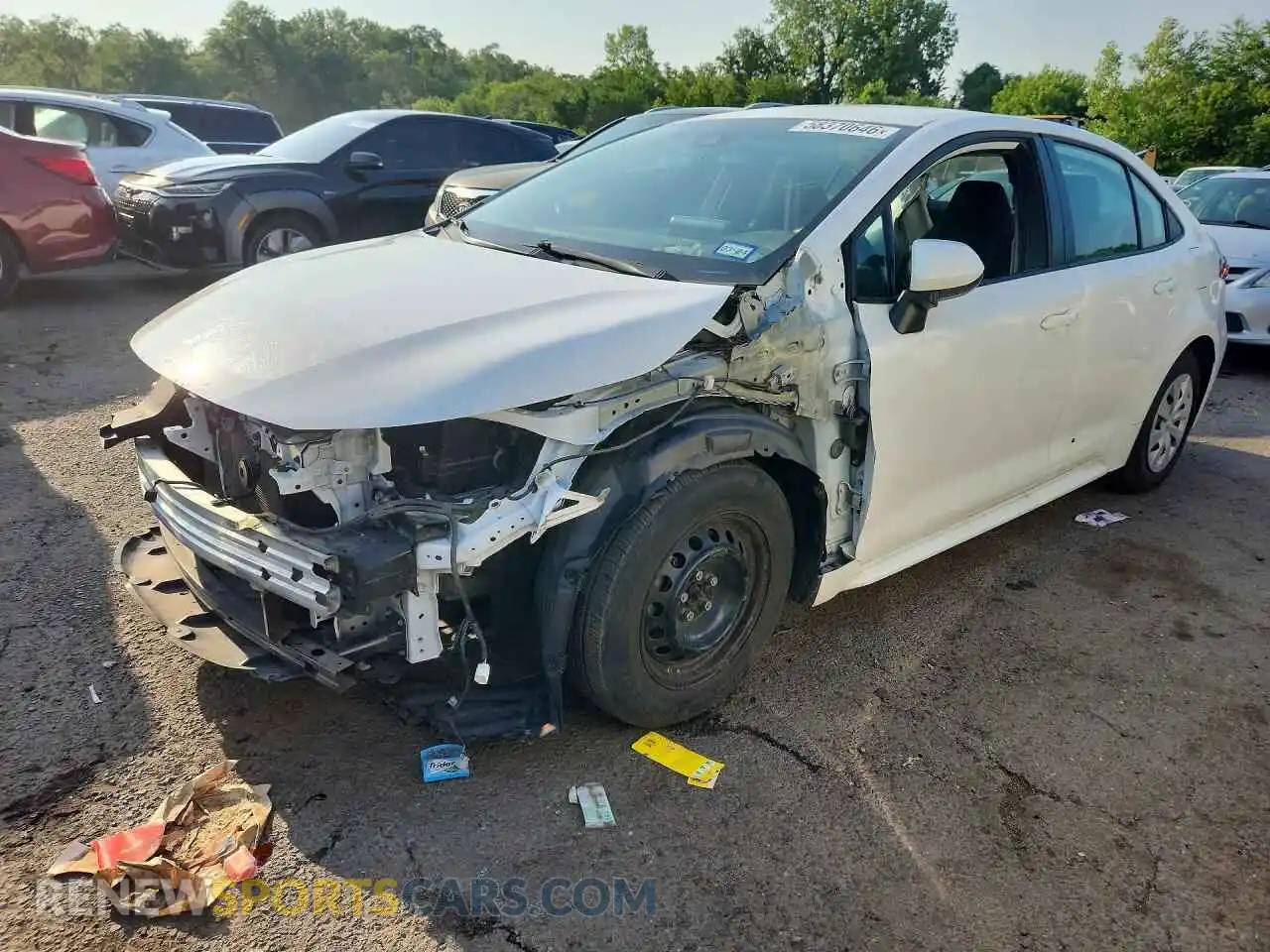 1 Photograph of a damaged car 5YFDPMAEXMP200118 TOYOTA COROLLA 2021